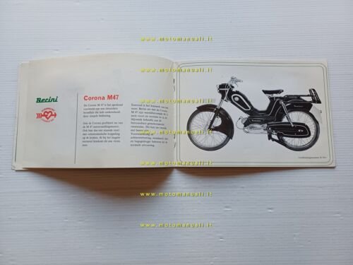 Berini produzione modelli 50 1966 depliant originale olandese