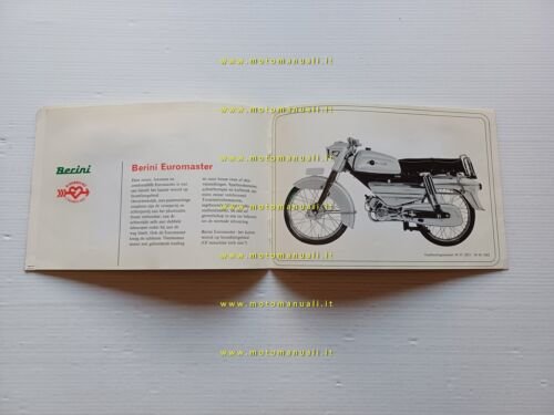 Berini produzione modelli 50 1966 depliant originale olandese