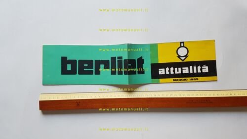 Berliet autocarri Attualità 5.1959 rivista depliant poster originale italiano