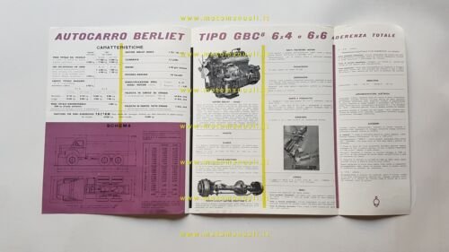 Berliet autocarri GBC M Gazelle 6x6 -GBC RM 6x4 1959 …