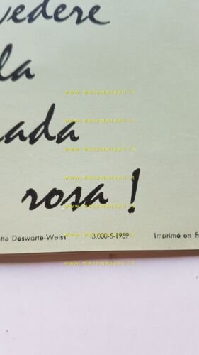 Berliet autocarri la nuova cabina Relaxe 1959 depliant originale italiano