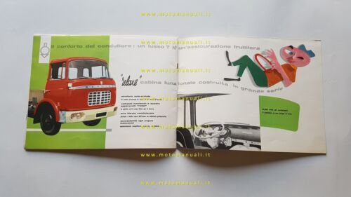 Berliet autocarri produzione modelli 1959 depliant originale italiano