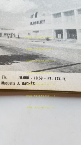 Berliet autocarri produzione modelli 1959 depliant originale italiano