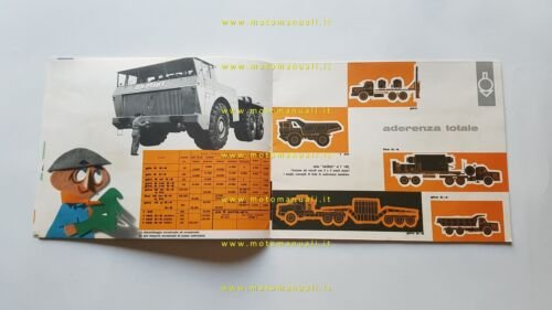 Berliet autocarri produzione modelli 1959 depliant originale italiano