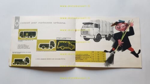 Berliet autocarri produzione modelli 1959 depliant originale italiano