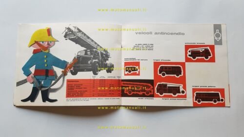 Berliet autocarri produzione modelli 1959 depliant originale italiano