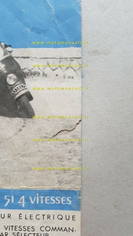 Bernardet Scooter 125 E 51 - C 50 depliant Francese …