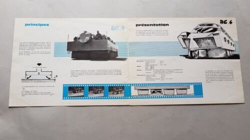 Bertin Terraplane AC6 Veicolo Speciale depliant francese originale brochure