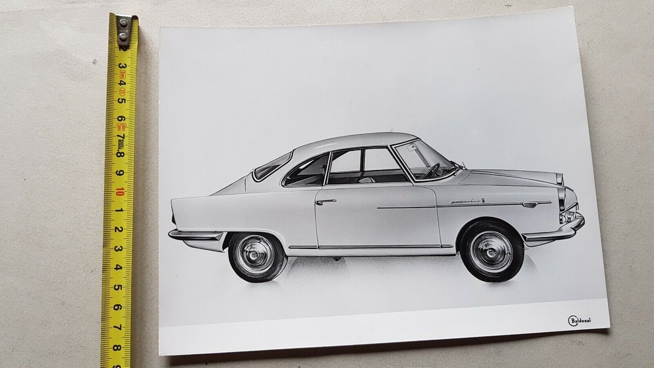 Bertone NSU Prinz Coup 1959 foto originale da cartella stampa …