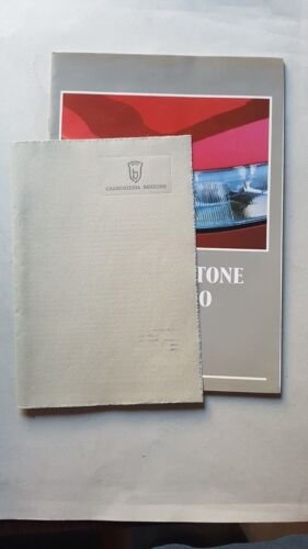 Bertone Portfolio Nada 1989 + depliant brochure
