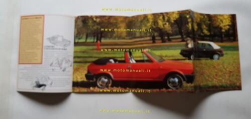 Bertone Ritmo Cabrio depliant originale italiano