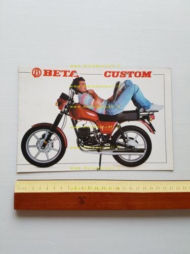 Beta 125-240 Custom - 125 Scrambler depliant originale ITALIANO