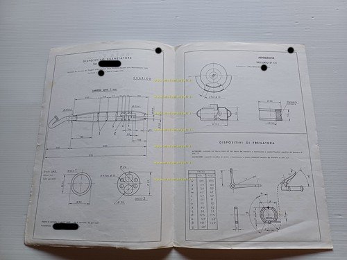 Beta 125 Enduro 1972 Facsimile originale scheda omologazione DGM Motorizzazione