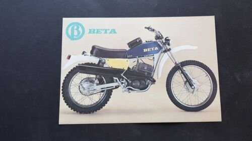 Beta 125 ES 1975 regolarità enduro depliant originale brochure