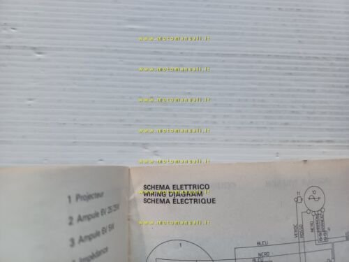 Beta 125 RC 1977 enduro manuale uso manutenzione originale owner's …