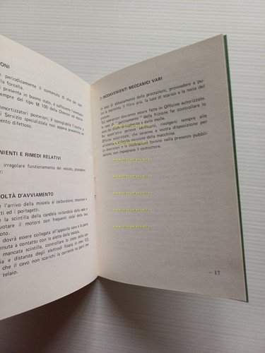 Beta 125 Regolarità 6V manuale uso manutenzione libretto originale owners …