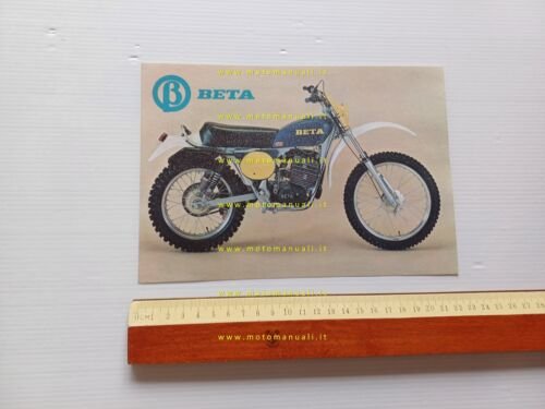 Beta 125 SG 1975 regolarità enduro depliant originale brochure