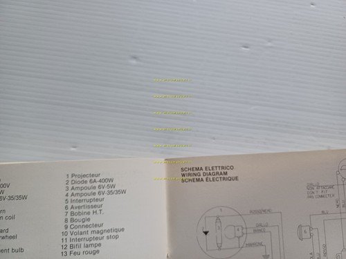 Beta 125 TR TRIAL 1980 manuale uso manutenzione libretto originale