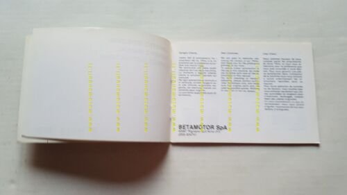Beta 125 TRIAL anni 70 manuale uso manutenzione originale owners …