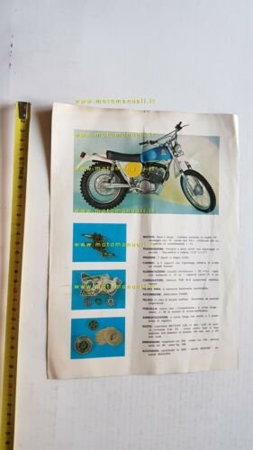 Beta 250 Enduro 1974 depliant moto italiano originale brochure