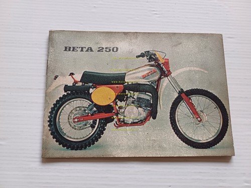 Beta 250 Enduro 1977 manuale uso manutenzione libretto originale