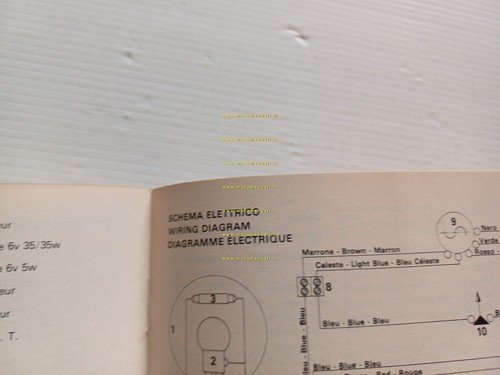 Beta 250 Enduro 1977 manuale uso manutenzione libretto originale