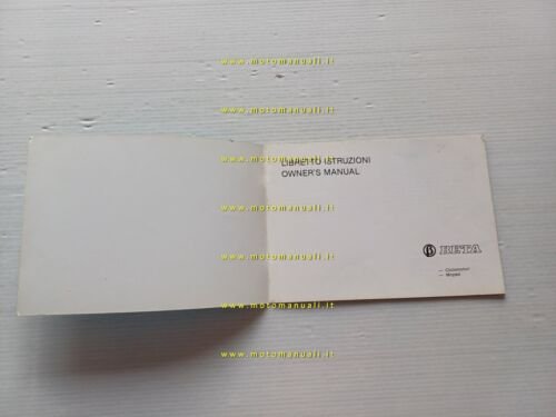 Beta 50 ANDY-B12-MIO-PULLMAN-M4-MX4-M4L-M5-MX6-TR 50 manuale uso originale