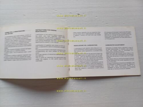 Beta 50 ANDY-B12-MIO-PULLMAN-M4-MX4-M4L-M5-MX6-TR 50 manuale uso originale