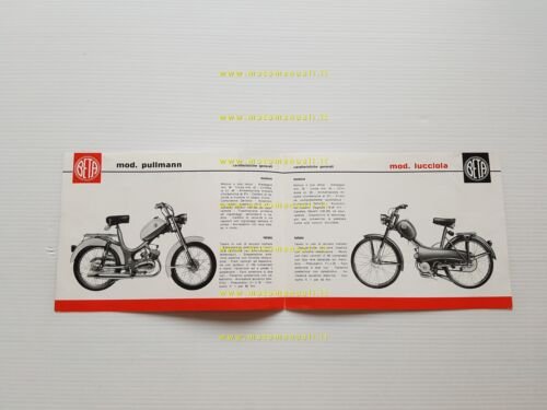 Beta 50 Lucciola - Pullmann depliant originale ITALIANO
