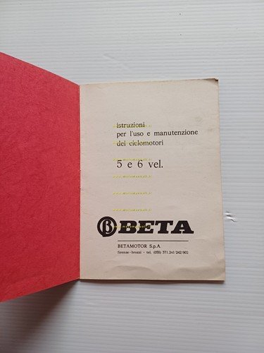 Beta 50 modelli 5V - 6V Elettronico manuale uso manutenzione …