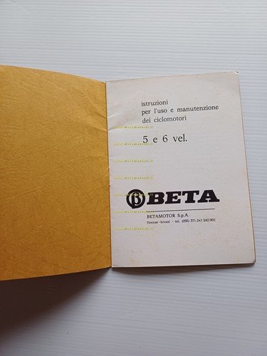 Beta 50 modelli 5V - 6V Elettronico manuale uso manutenzione …
