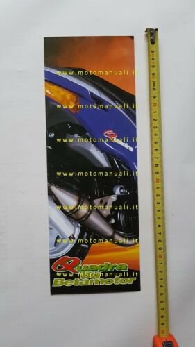Beta 50 Quadra - Chrono 1994 depliant originale ITALIANO scooter …