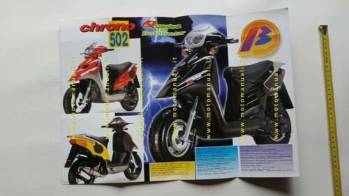 Beta 50 Quadra - Chrono 1994 depliant originale ITALIANO scooter …