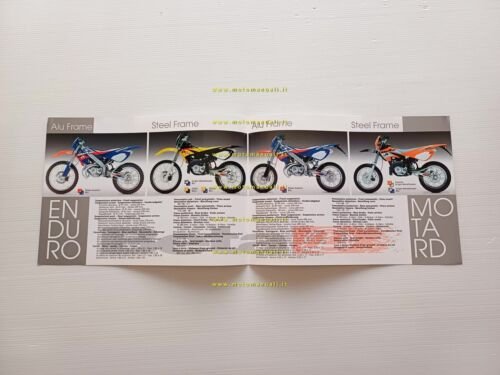 Beta 50 RR Enduro - Supermotard 2004 depliant originale italiano