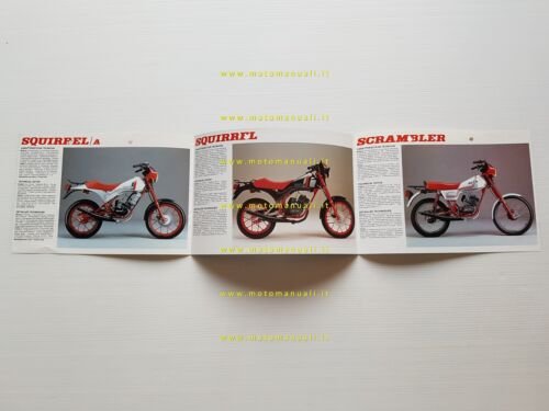 Beta 50 RX - Squirrel - Scrambler depliant originale ITALIANO