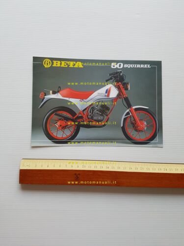 Beta 50 Squirrel depliant originale ITALIANO