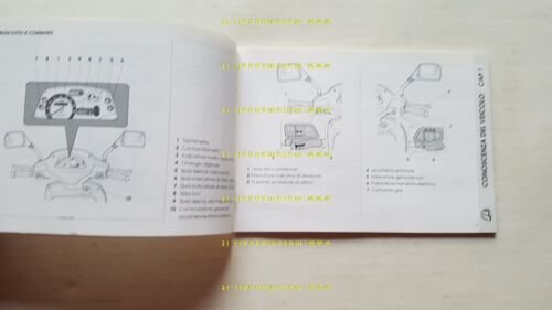 Beta 50 Tempo 13"-16" 1995 manuale uso manutenzione originale owners …