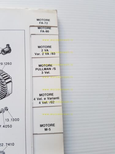 BETA 50 tutti modelli ciclomotori 1982 catalogo ricambi originale parts …