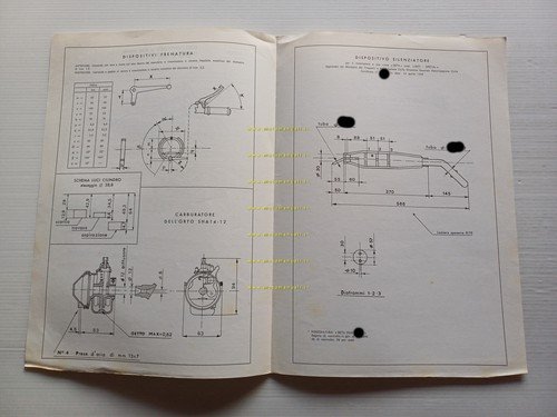 Beta Boy Special 50 1969 Facsimile originale scheda omologazione DGM …