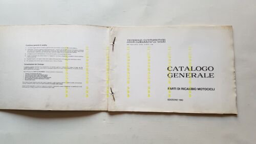 BETA catalogo ricambi modelli moto 1982 originale spare parts catalogue