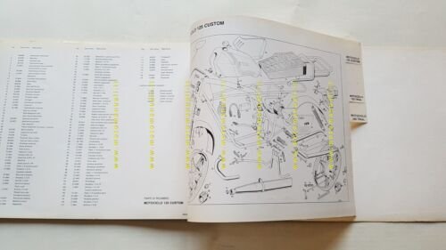 BETA catalogo ricambi modelli moto 1982 originale spare parts catalogue