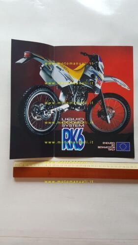 Beta ciclomotore RK6 50 enduro anni 90 depliant originale ITALIANO …