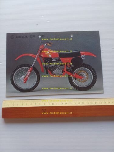 Beta CR 125 Cross 1979 depliant italiano originale