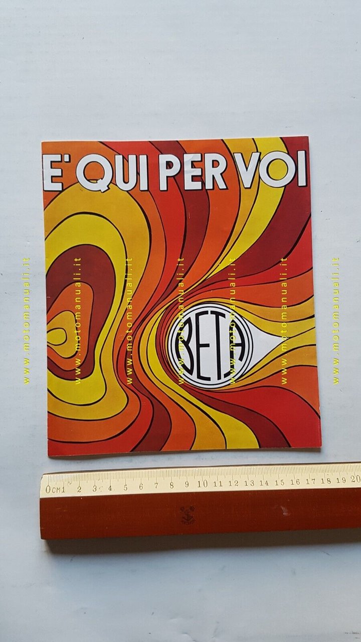 Beta Hobby 50 - Pullman 50 1971 depliant originale ciclomotori …