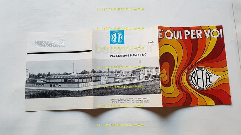 Beta Hobby 50 - Pullman 50 1971 depliant originale ciclomotori …