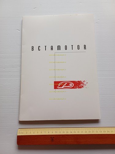 Beta modelli 2002 cartella stampa Motorshow 2001 originale italiano