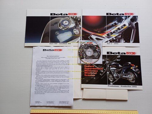 Beta modelli 2002 cartella stampa Motorshow 2001 originale italiano