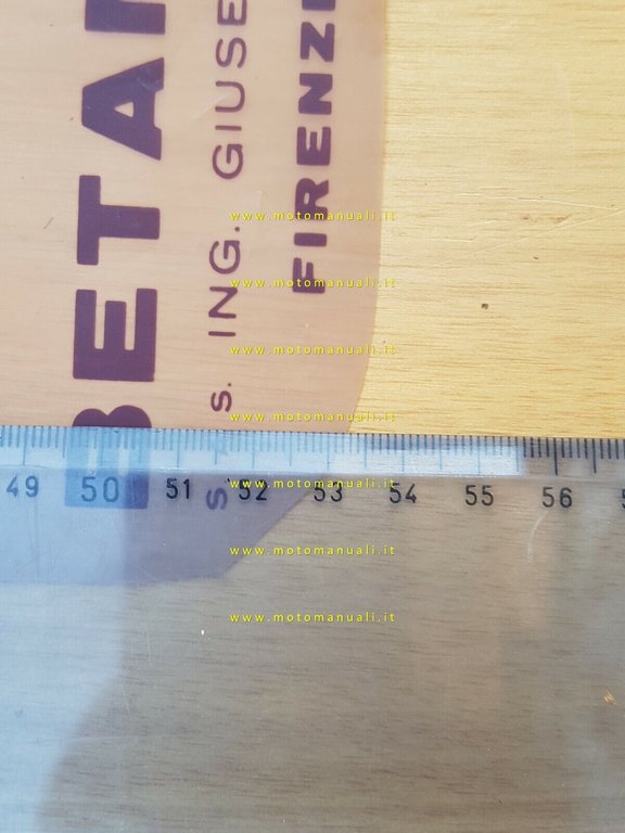 BETA motore esploso 48 4V disegno a china su lucido …
