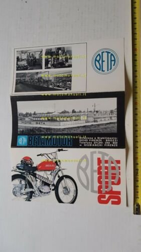 Beta produzione ciclomotori 50 modelli 1971 depliant originale brochure