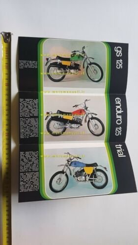 Beta produzione modelli 50 125 depliant anni 70 originale brochure
